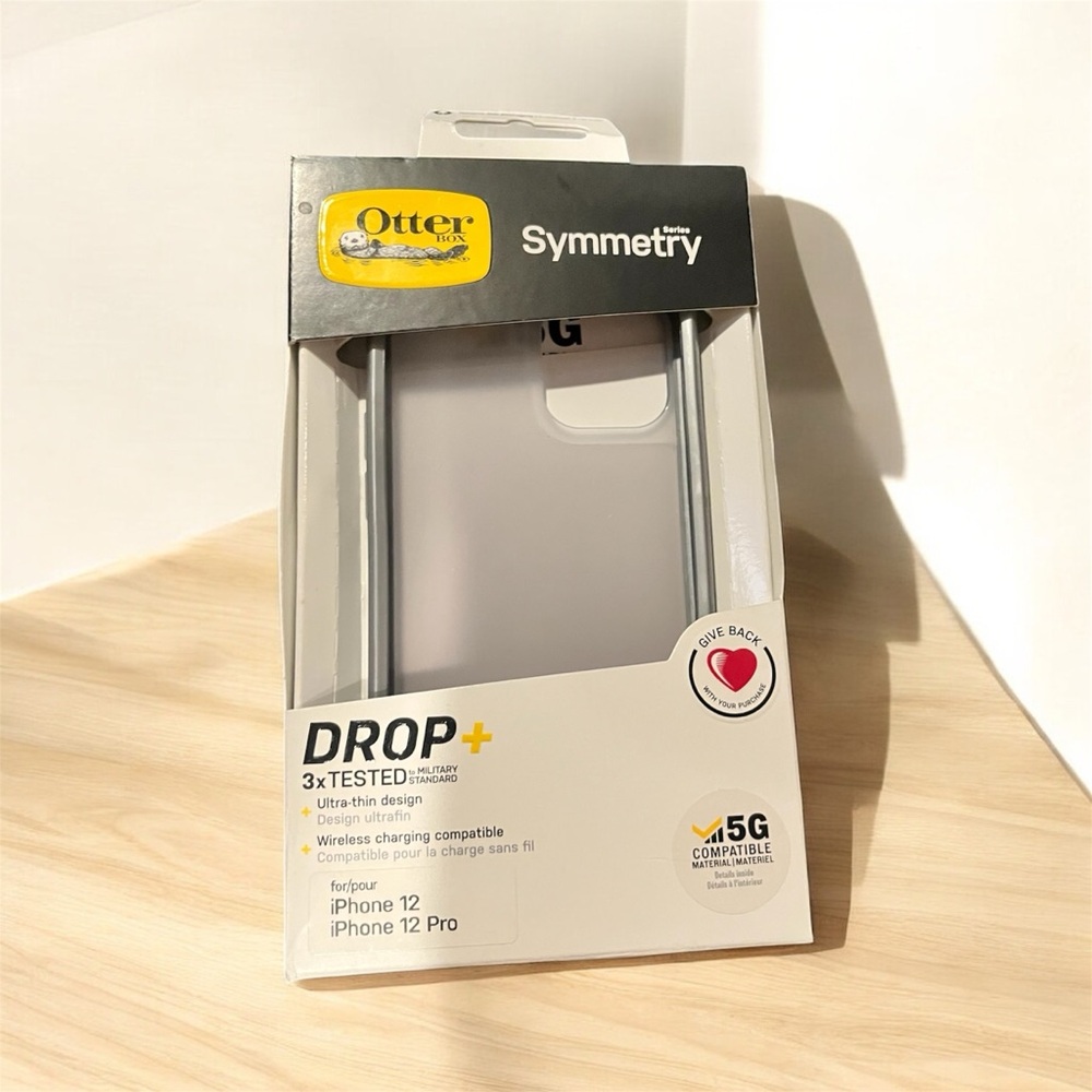 OtterBox Apple iPhone 12/12 Pro Symmetry Series Phone Case Gray